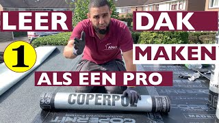 Leer hoe je Professioneel een dak kunt maken Deel 1 3 [upl. by Dilan]