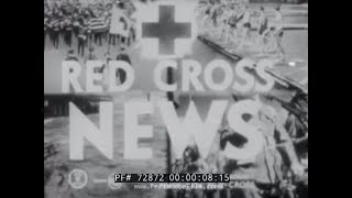 WWII RED CROSS NEWSREEL 6 ITALIAN CAMPAIGN WOMEN IN WWII 72872 [upl. by Hally]