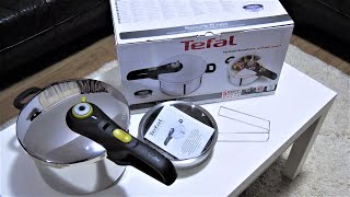 Unboxing  Oala sub presiune Tefal Secure 5 NEO inductie 6 L cos pentru gatit la abur [upl. by Aihgn176]