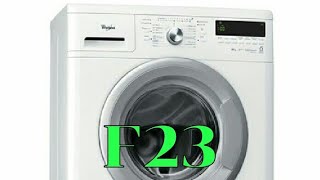 Whirlpool Washing Machine F23 Error Code [upl. by Norby]