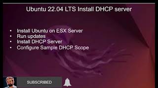 Ubuntu 2204 LTS DHCP Sever setup [upl. by Ahsikahs]