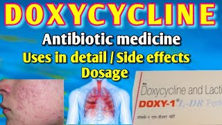 Doxycycline capsules  Doxycycline capsule 100mg  Doxycycline Lactic acid bacillus capsules [upl. by Maxey234]