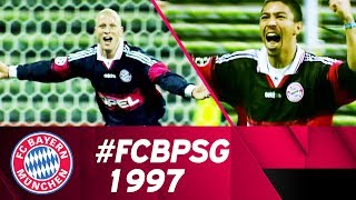 Elber Jancker amp Helmer  Bayern beats PSG 51  Champions League 199798 [upl. by Sivatco]