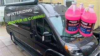 How To Winterize a 2022 Winnebago Travato 59K [upl. by Joshuah]