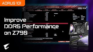 Kurzanleitung zur Verbesserung der DDR5Leistung auf AORUS Z790Motherboards  AORUS 101 [upl. by Enorel]