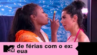 MTV De Férias com o Ex EUA  Janelle e Angela partem pra porrada [upl. by Erreip]