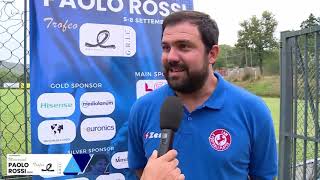 Interviste  Memorial Paolo Rossi 2024 Jacopo Poggesi  ACF Arezzo Team Manager [upl. by Bernadina]