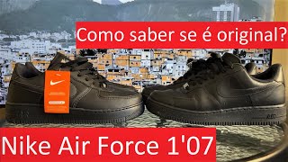 Tênis Nike Air Force 107 Masculino  Como saber se é original [upl. by Ydarg]