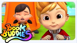 New Boo Boo Song  Baby Sick Song  Doctor Song  Nursery Rhymes And Kids Songs with Boom Buddies [upl. by Eirrol]