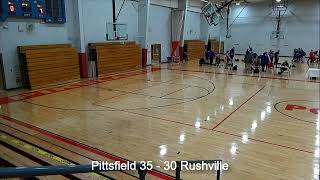 Pittsfield vs Rushville  JH Boys Basketball [upl. by Akined]