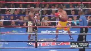 Floyd Mayweather vs Manny Pacquiao  Highlights 2015 [upl. by Tivad]