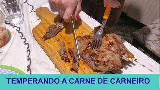 COMO TEMPERAR CARNE DE CARNEIRO FÁCIL [upl. by Bela136]