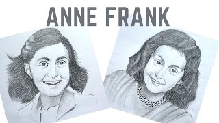 Drawing Anne Frank  Sketching and Shading Anne Frank The German Diarist LipsitaArt [upl. by Fabrice653]