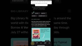 How to use the Libby app books library booktube [upl. by Aivato307]