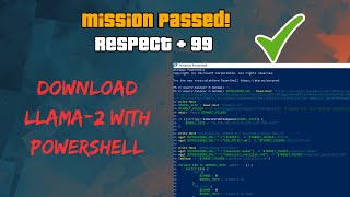 Download Llama 2 using PowerShell Locally  Error Occured [upl. by Mikal975]