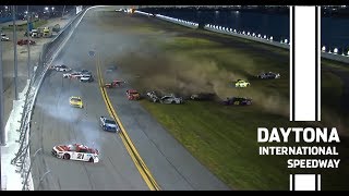 The Big One takes out the leaders at Daytona [upl. by Findley275]