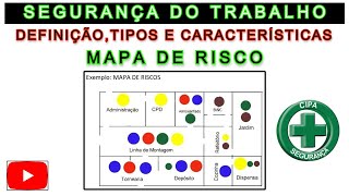 SEGURANÇA DO TRABALHO DEFINIÇÃOTIPOS E CARACTERÍSTICAS DO MAPA DE RISCO [upl. by Mailli]