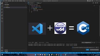 Install MINGW Dan Menjalankan CC Pada Visual Studio Code [upl. by Acirt500]