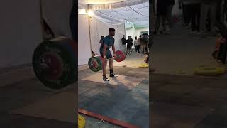 200kg deadlift in sports fest of IIT Ropar practice gym iit 2nd silver [upl. by Barnaby]