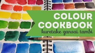 Lightfastness swatches amp review of Kuretake Gansai Tambi Japanese watercolour 36 set [upl. by Maunsell]