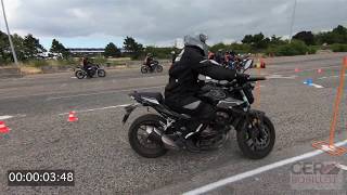 TUTO PERMIS MOTO  EXAMEN PLATEAU  A2 MOTO [upl. by Oregolac]