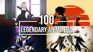 100 Legendary Anime Endings [upl. by Naibaf]