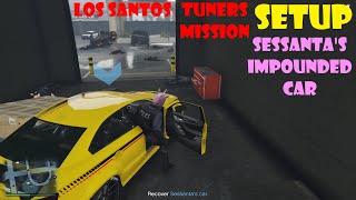 Sessantas Impounded Car  Auto Shop Setup 🚗 Los Santos Tuners Missions  GTA Online [upl. by Hogue]