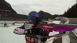 Olympic Biathlon Rifle explained by Team GBs Amanda Lightfoot [upl. by Lybis]