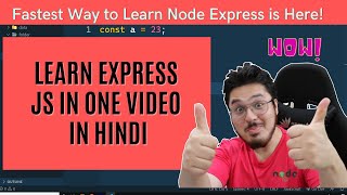 Express JS Tutorial in Hindi 🔥✌ [upl. by Ramedlab]