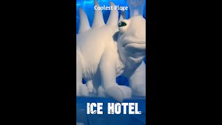 ICE Hotel in Kiruna Sweden Part 2 Shorts [upl. by Fayina]