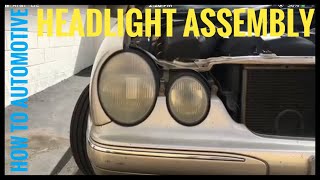 StepByStep Guide To Replacing The Headlight Assembly On A 20002003 Mercedes E320 W210 [upl. by Eidnac]