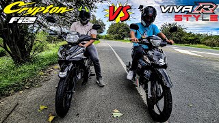 🔥 YAMAHA CRYPTON FI VS SUZUKI VIVA R  DRAG RACE 🚀 [upl. by Zingale845]