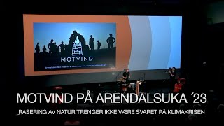 Motvind på Arendalsuka 2023 [upl. by Norabal]