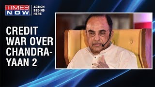 BJP MP Subramanian Swamy reacts on Congress comment on Chandrayaan2 [upl. by Chapel]