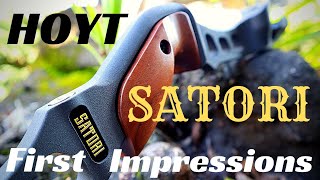 HOYT SATORI ILF RECURVE HUNTING BOW First Impressions [upl. by Wyn]