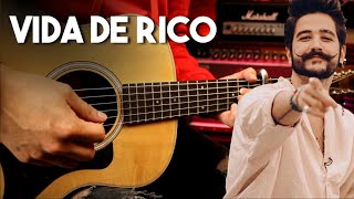 Vida de Rico  Camilo  GUITARRA TUTORIAL ACORDES  Christianvib [upl. by Oigroeg92]