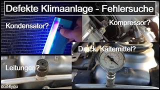 Klimaanlage kühlt nicht mehr  Fehlersuche  How to  DIY  TUTORIAL [upl. by Nivlag468]