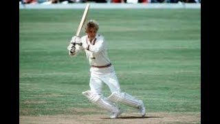 David Gower Elegant Stylish English Batsman Batting [upl. by Ateiram735]