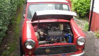 1974 Morris Mini  First start in seven years [upl. by Carmon]