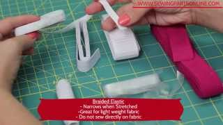 Learn How To Sew Sewing Elastic Episode 7 [upl. by Affrica]