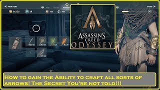 Assassins Creed® Odyssey How to Make All Arrows [upl. by Nylodam]