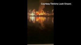 Explosion at chemical plant in West Virginia [upl. by Edgard]