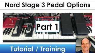 Nord Stage 3  Learn All About the Pedal Options Part 1 [upl. by Jansson]