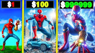 1 SPIDERMAN to 1000000000 in GTA 5 [upl. by Bidget]