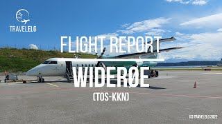 FLIGHT REPORT  Tromsø Kirkenes  WIDERØE Economy  Dash 8100 [upl. by Brockie]