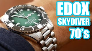 Edox Skydiver 70s  Automatic [upl. by Hsetirp]