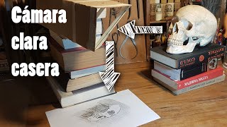 Cómo hacer una cámara clara casera para dibujar [upl. by Doerrer]