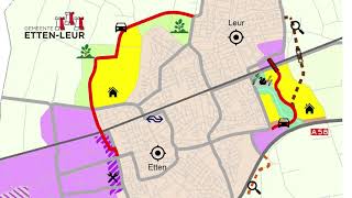 Korte uitleg Omgevingsvisie EttenLeur  bouwlocaties en rondwegen [upl. by Conlon523]