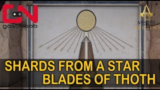 Assassins Creed Origins Shards from a Star  How to Get Blades of Thoth in Hidden Ones DLC [upl. by Renell]