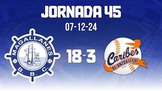 JORNADA 45 RESUMEN Navegantes del Magallanes 18  Caribes de Anzoátegui 3  2425 71224 [upl. by Fernandez]